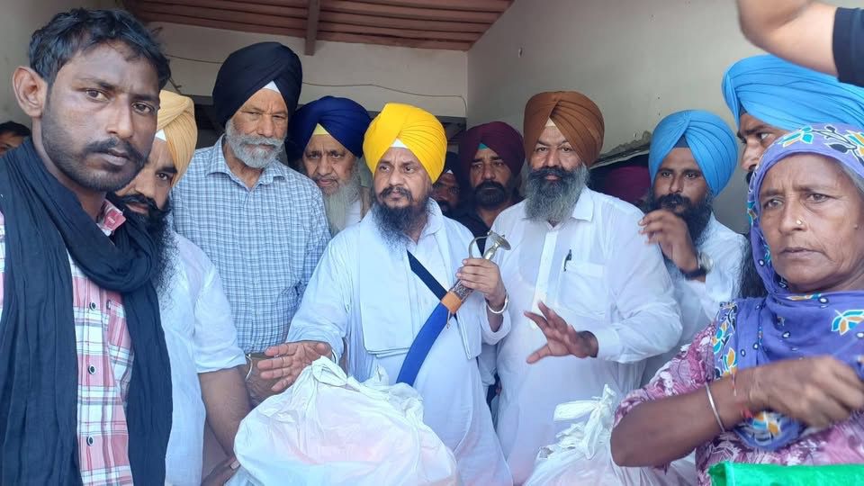 Shiromani Akali Dal President Giani Harpreet Singh's big initiative for flood-affected areas